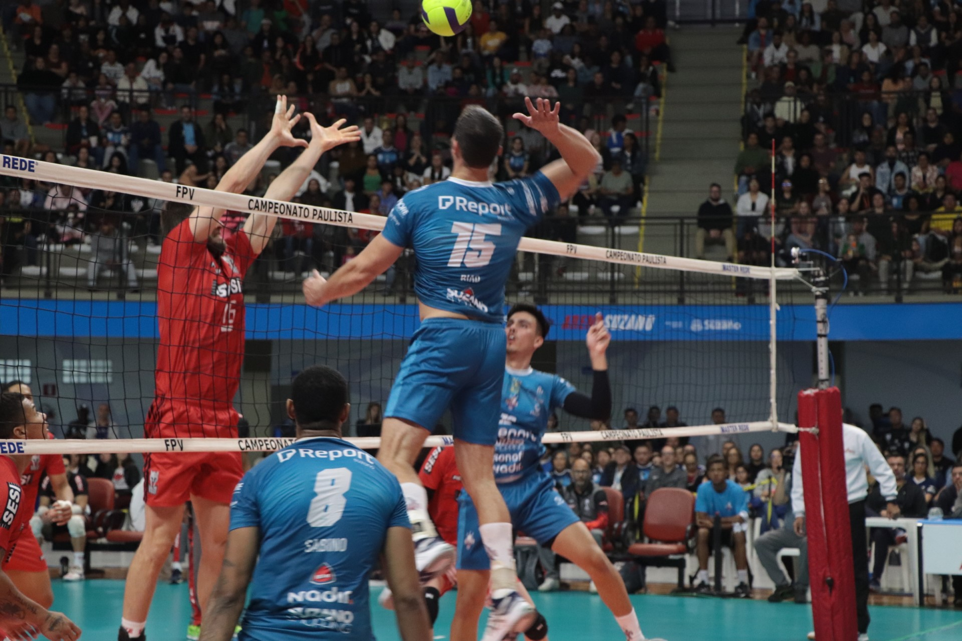 Sesi-SP vence Guarulhos e vai à final do Paulista de vôlei, vôlei